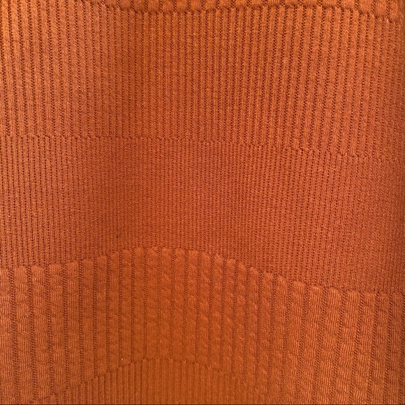 JUNE HUDSON Orange Ribbed Sweater - Picture 4 of 5